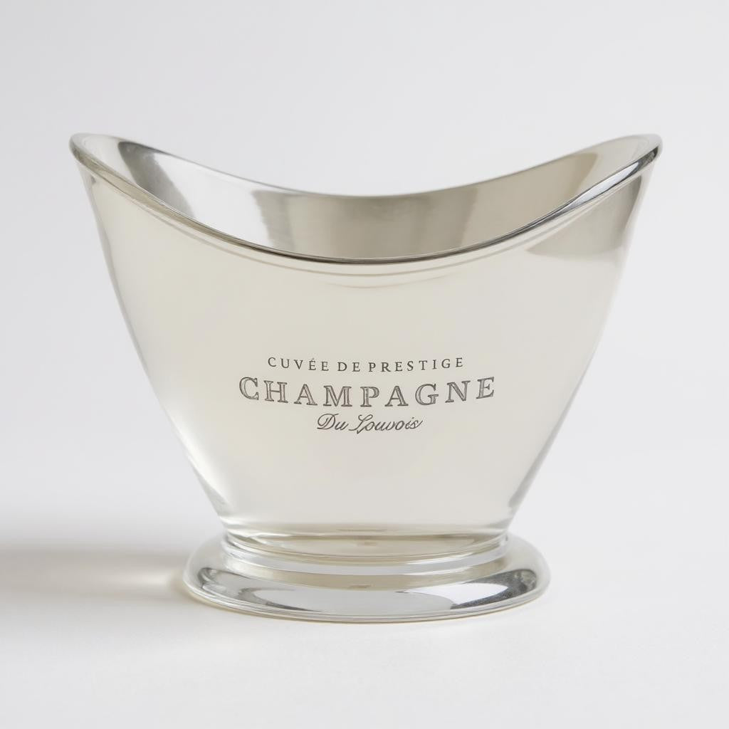 280F - Almn Oval Scoop Front Bucket 35Cm Champagne -Sold Out Again - Due Mid Sept