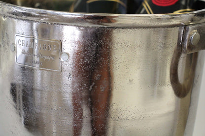 280Y - Raw Finish Single Bucket W/Rattan Handle