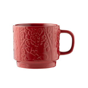 In The Forest Red Mug, 300ml / 12 x 9 x 8cm