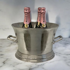 283E Champagne Bucket Natural W/Logo 36X43X24Cm