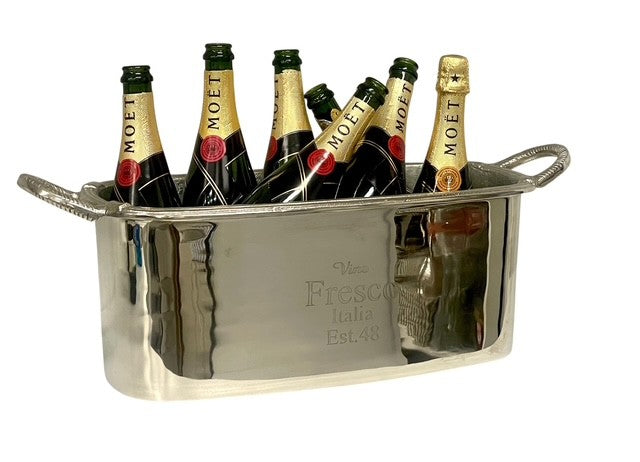 283 Majestic Oval Bucket Shiny: Vino Fresco 48X24X19Cm