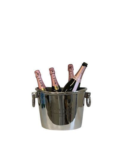 283B Oval Bucket Polished Ring Handle 35X23Cm