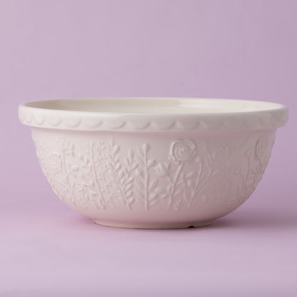 In The Meadow Cream Rose Mixing Bowl, 29cm / 4 Litre