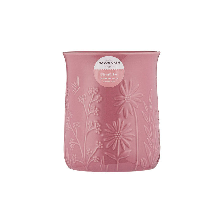 In The Meadow Pink Utensil Pot, 15 x 12.5cm / 1.3
