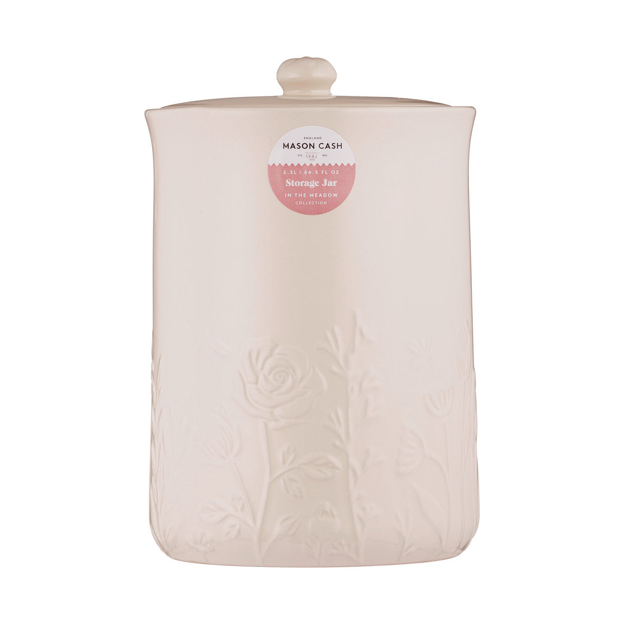 In The Meadow Cream Storage Jar, 23 x 15cm / 2.5 L