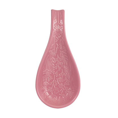 In The Meadow Pink Spoon Rest, 27 x 12 x 3.8cm