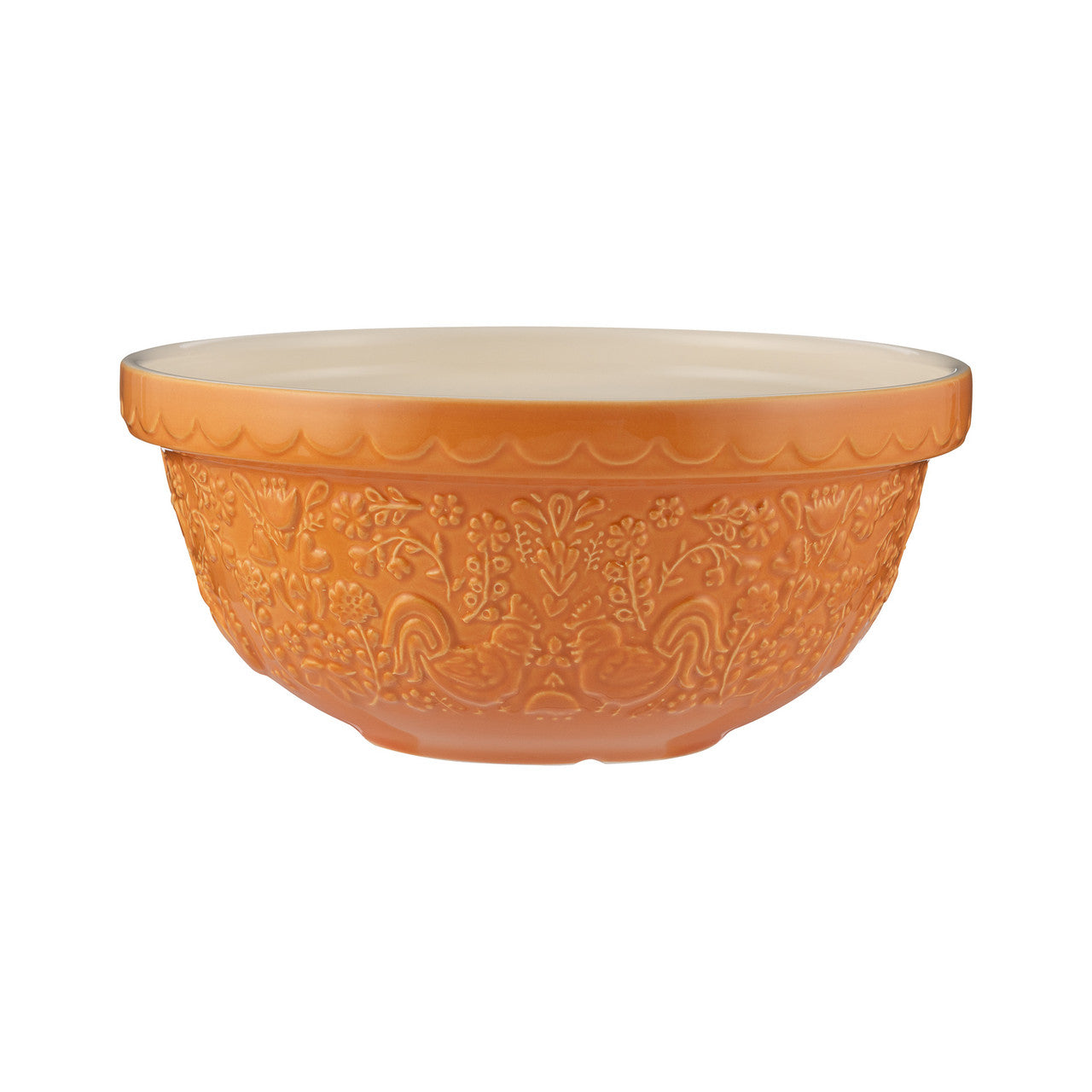 Home To Roost Orange Hen Mixing Bowl - 2 Litre / 24cm