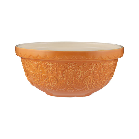 Home To Roost Orange Hen Mixing Bowl - 2 Litre / 24cm