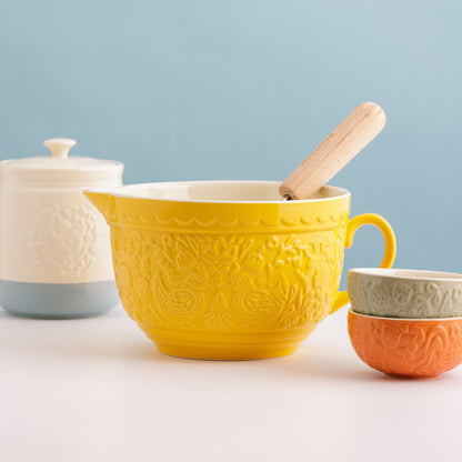Home To Roost Batter Bowl - 1.9 Litre / 25 x 19 x 13cm - Mellow Yellow