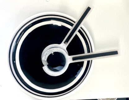 28L Porto Black & White Resin Salad Servers