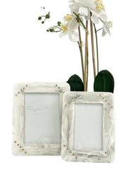 28S Alabaster Dotted Frame 5 X 7