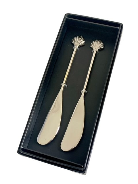 28B - Shell Des Spreader Set 2 Black Gift Box