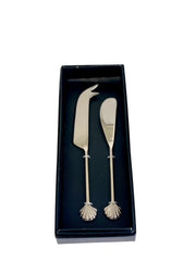 28D - Shell Des Cheese Set 2 Black Gift Box