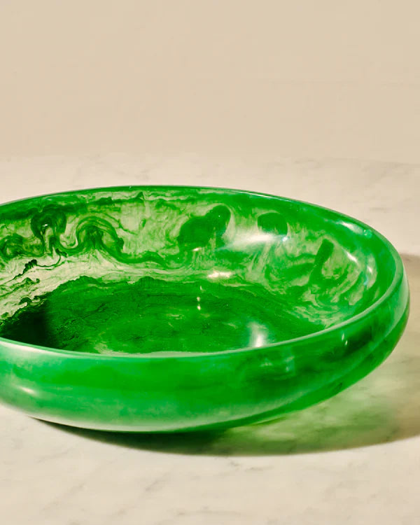 29G - Resin Salad Bowl:Vivid Apple 36Cmx8Cm