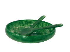 29G - Resin Salad Bowl:Vivid Apple 36Cmx8Cm