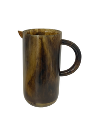 29Q - Resin Tortoise Shell Jug 27Cmhx22W