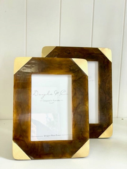 29R - Tortoise Shell Resin Frame 4X6"