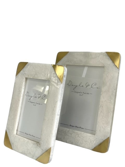 29T - Alabaster Resin Frame 4X6"