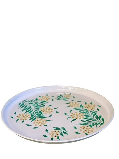 300B - Aust Wattle Round Serving Tray 33Cmx4Cm