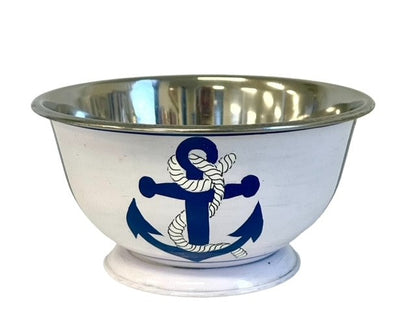 300M - Anchor Stripe Snack/Nut Bowl 12X7Cm