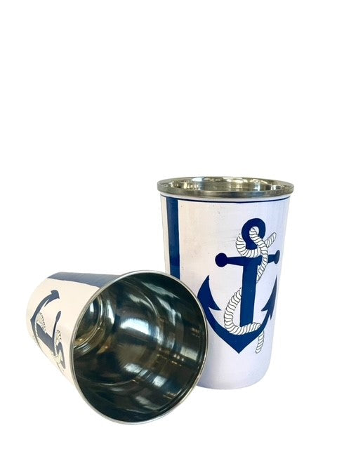 300N - Anchor /Stripe  Tumbler 12X8Cm