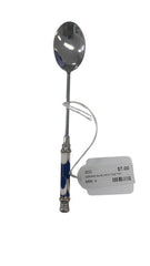 30G - Ceramic Blue Arch Tile Ptn Spoon:Silver