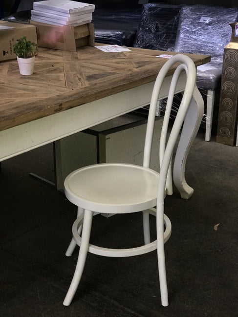 Bentwood Dining Chair White (Stackable)