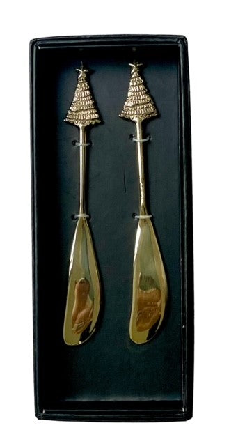 31P - Xmas Tree Spreader Set 2 Black Gift Box