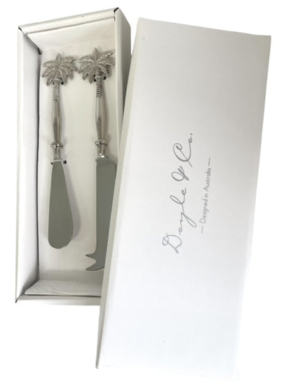 32N - Set 2 Palm Tree Spreader And Cheese