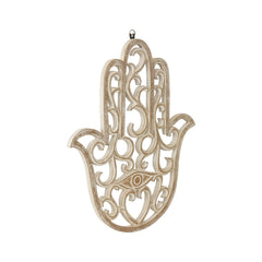 Hand-carved Lucky Hand Wallart 35x1x40cm