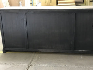 Keats Zinc Sideboard Natural Reclaimed Timber