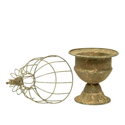 Vintage Style Elaborate Tall Cloche 22x22x61cm