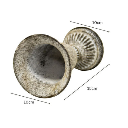 Classic Decorative Vase w/Embellished Base 10x10x15cm