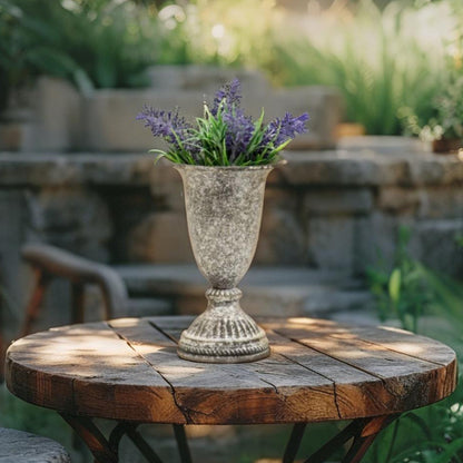 Classic Decorative Vase w/Embellished Base 10x10x15cm