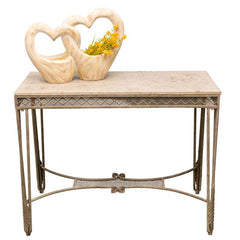 Vintage Style French Country Console Table 118x40x75cm