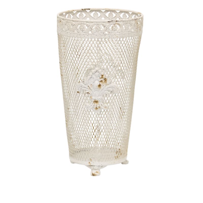 French Provinicial Dry-Flower Vase w/Fleur-de-lis 18x18x33.5cm