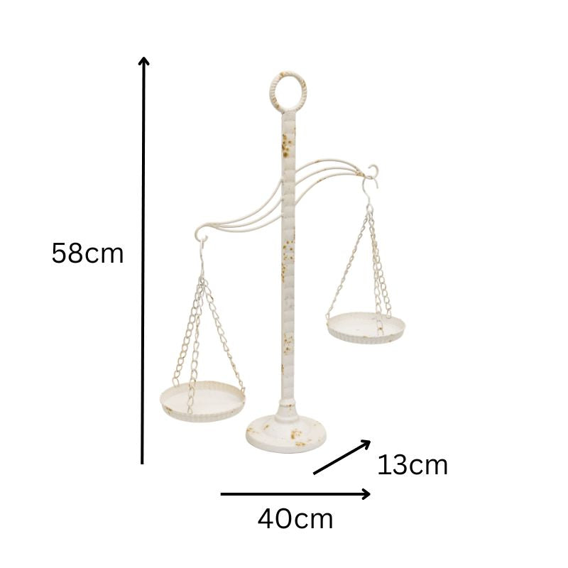 French Provincial Decorative Scale/Pillar Candleholder 40x13x58cm