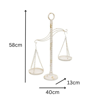 French Provincial Decorative Scale/Pillar Candleholder 40x13x58cm