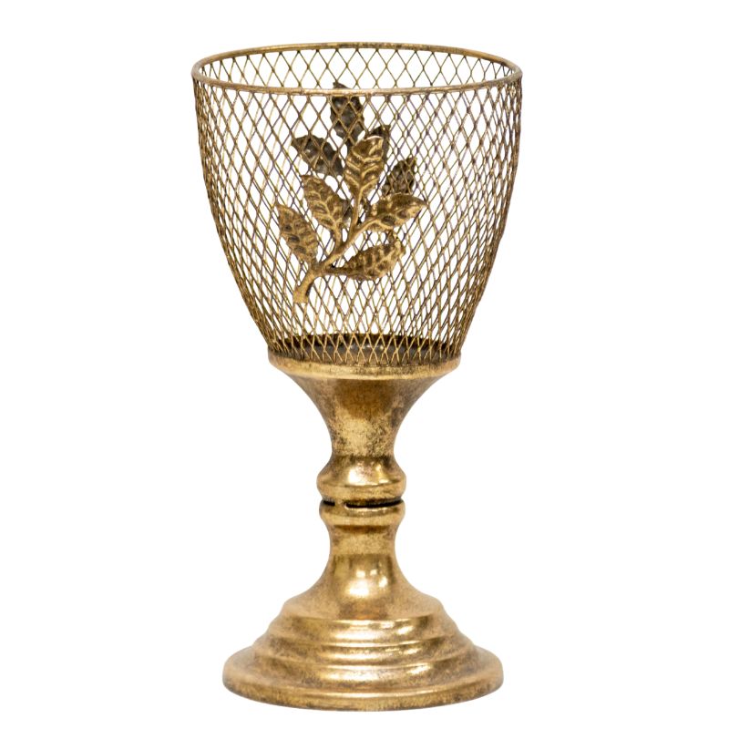 Lustre 'Goblet' Candleholder 12x12x23cm