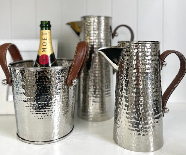 390K - Hammer Bucket W/Leather Handle