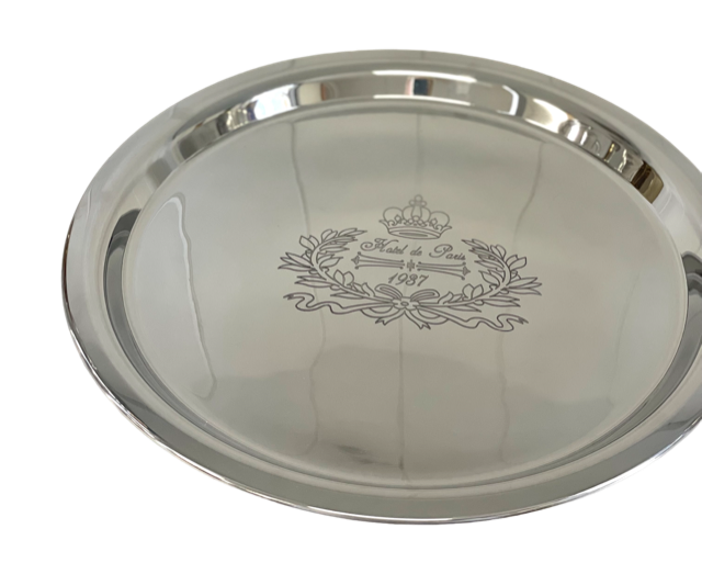 391B - Hotel De Paris Round Tray