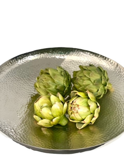 391J - Hammer Centre Piece Bowl Shiny/Matt 44Cm