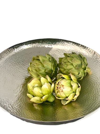 391J - Hammer Centre Piece Bowl Shiny/Matt 44Cm