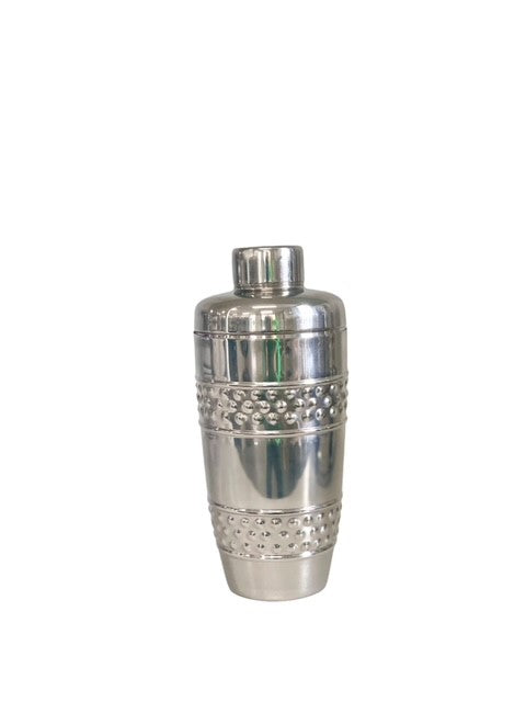 391L - Stainless Steel Double Band Dotted Cocktail Shaker