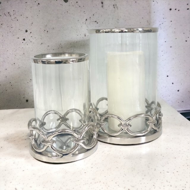 392A - Silver Hurricane With Round Links Small