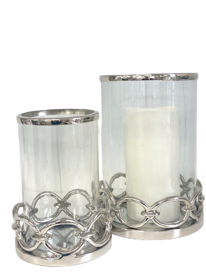 392A - Silver Hurricane With Round Links Small