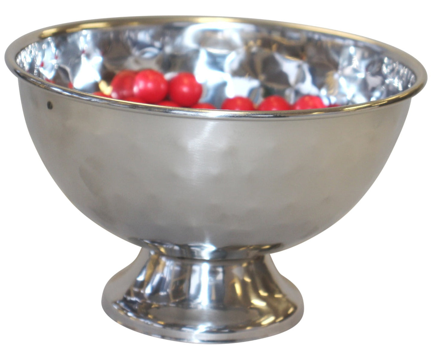 393 - High Polish Light Hammer Bowl 16Cm