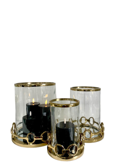 395Hg Horsebit Lantern Gold X/Large - Last 2  Pcs