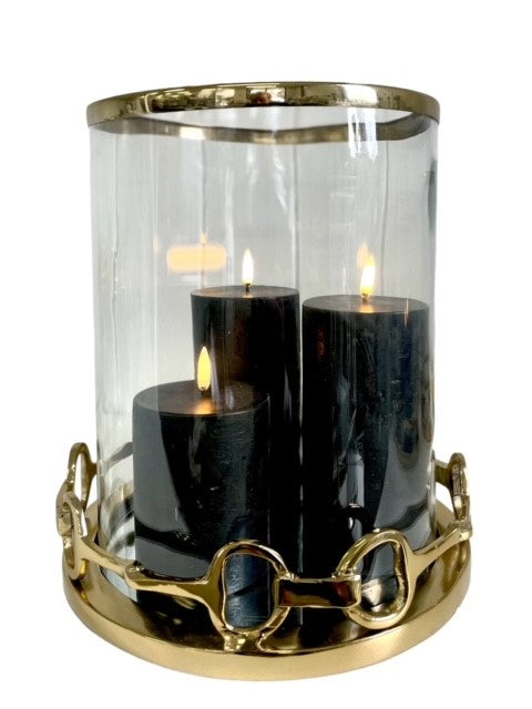 395Hg Horsebit Lantern Gold X/Large - Last 2  Pcs