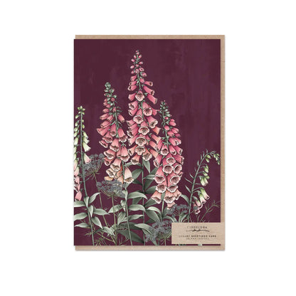 Foxglove Portrait Card